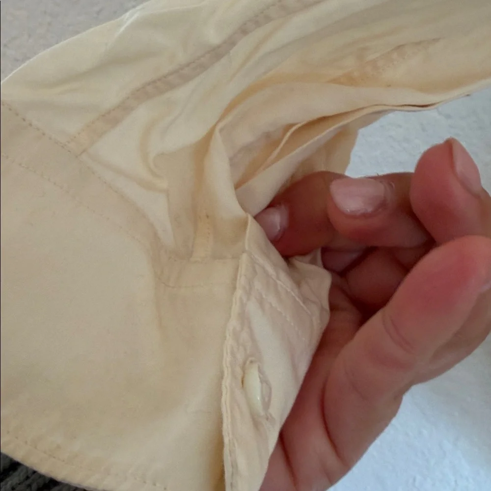 JILL SANDWR Cream Long Sleeve Blouse with Scarf 36 - Picture 5 of 7